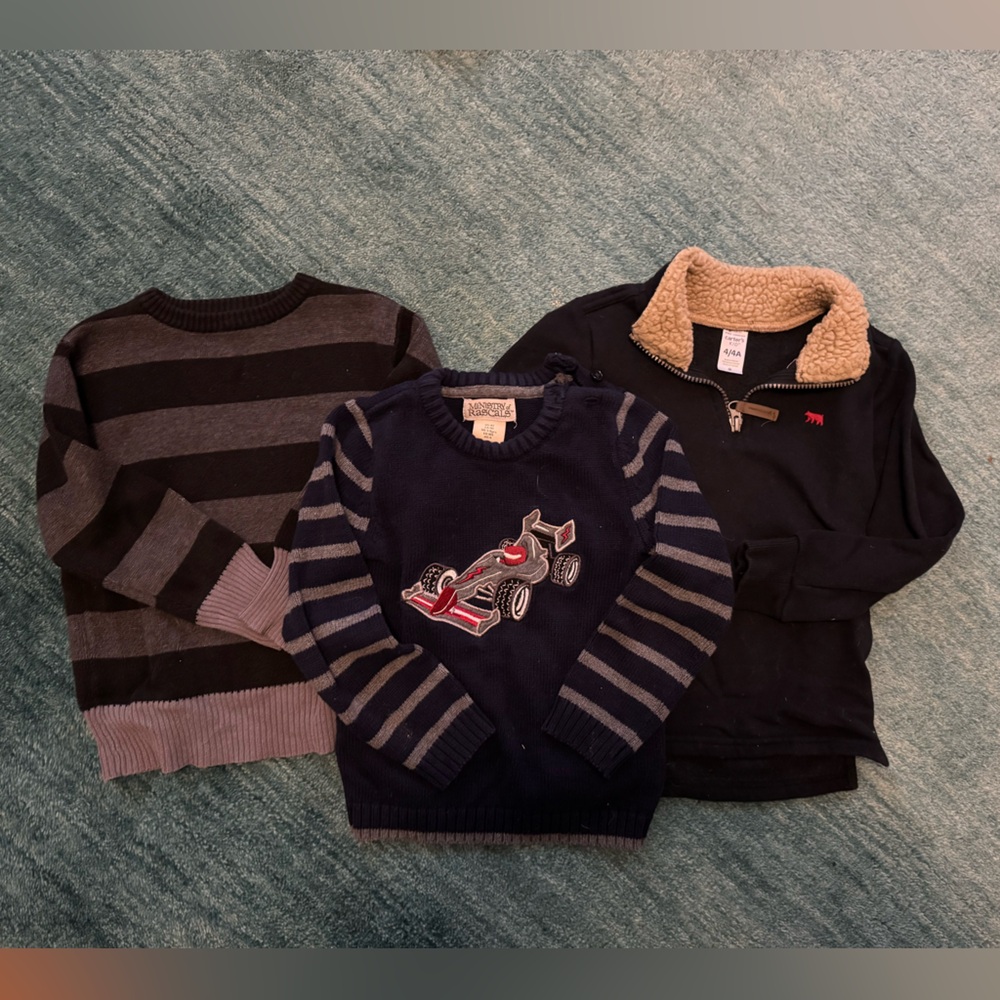 4t Striped Sweaters Bundle
